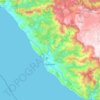 Mapa topográfico Gazipaşa, altitud, relieve