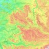 Mapa topográfico Naturpark Schwäbisch-Fränkischer Wald, altitud, relieve