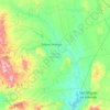 Mapa topográfico Dolores Hidalgo, altitud, relieve