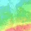 Mapa topográfico Nowa Dęba, altitud, relieve