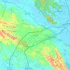 Mapa topográfico Tam Điệp, altitud, relieve