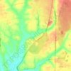 Mapa topográfico Xã Lai Hưng, altitud, relieve