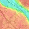 Mapa topográfico Ris-Orangis, altitud, relieve