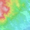 Mapa topográfico Riells i Viabrea, altitud, relieve