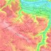Mapa topográfico 78200, altitud, relieve