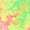 Mapa topográfico Imbaú, altitud, relieve