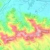 Mapa topográfico Scharten, altitud, relieve