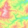 Mapa topográfico Socota, altitud, relieve