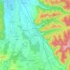 Mapa topográfico Munderfing, altitud, relieve