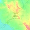 Mapa topográfico Witchelina, altitud, relieve