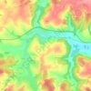 Mapa topográfico Logny-Bogny, altitud, relieve