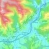 Mapa topográfico Ordizia, altitud, relieve