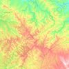 Mapa topográfico Ventania, altitud, relieve