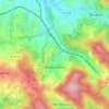 Mapa topográfico Wiebelsbach, altitud, relieve
