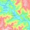 Mapa topográfico Andahuaylillas, altitud, relieve