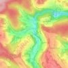 Mapa topográfico Wälde, altitud, relieve