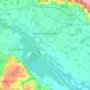 Mapa topográfico Naarn im Machlande, altitud, relieve