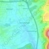 Mapa topográfico Oberbaldingen, altitud, relieve