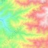 Mapa topográfico Cochapeti, altitud, relieve
