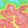 Mapa topográfico Onstmettingen, altitud, relieve