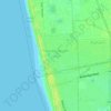 Mapa topográfico Henley Beach South, altitud, relieve