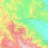 Mapa topográfico Pardo Miguel, altitud, relieve
