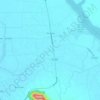 Mapa topográfico Xã Tân Hưng, altitud, relieve