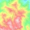 Mapa topográfico Sabana, altitud, relieve