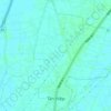 Mapa topográfico Tan Hiep, altitud, relieve
