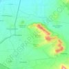Mapa topográfico Tlahuelilpan, altitud, relieve