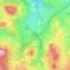 Mapa topográfico Bessamorel, altitud, relieve