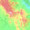 Mapa topográfico Mount Britton, altitud, relieve