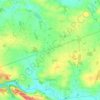 Mapa topográfico Conquereuil, altitud, relieve