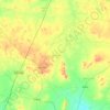 Mapa topográfico Osian Tehsil, altitud, relieve