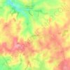 Mapa topográfico La Dorée, altitud, relieve