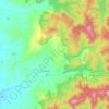 Mapa topográfico Merrijig, altitud, relieve