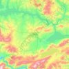 Mapa topográfico Elâzığ Merkez, altitud, relieve