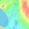 Mapa topográfico Catacaos, altitud, relieve