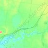 Mapa topográfico Garvoc, altitud, relieve