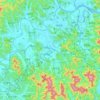 Mapa topográfico Haman-gun, altitud, relieve