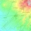 Mapa topográfico Ocuituco, altitud, relieve