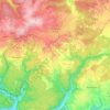 Mapa topográfico Emmingen ab Egg, altitud, relieve