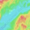 Mapa topográfico Swalwell Lake, altitud, relieve