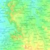 Mapa topográfico Chilamathur, altitud, relieve