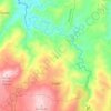 Mapa topográfico Souto, altitud, relieve