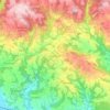 Mapa topográfico Münzbach, altitud, relieve