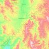 Mapa topográfico Huachinera, altitud, relieve
