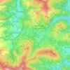 Mapa topográfico Artzentales, altitud, relieve