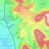 Mapa topográfico Öfingen, altitud, relieve
