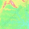 Mapa topográfico Rio Vermelho, altitud, relieve
